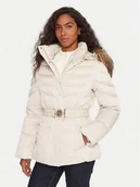 Kurtki damskie - Guess Kurtka puchowa W5BL31 W2802 Beżowy Regular Fit - miniaturka - grafika 1