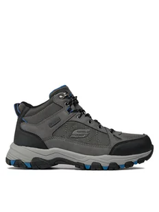 Skechers Trapery Selmen Melano 204477/GRY Szary - Botki męskie - miniaturka - grafika 1