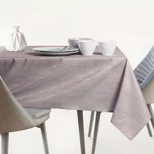 Obrus Vesta Pudrowy róż Tłoczony Nowoczesny 40x120 AmeliaHome - TCLOTH/AH/VESTA/HMD/POWDERPINK/40X120 - Obrusy i serwetki - miniaturka - grafika 2