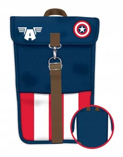 Plecak szkolny młodzieżowy dla chłopca i dziewczynki Marvel Captain America - Plecaki szkolne i tornistry - miniaturka - grafika 4