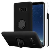 Etui i futerały do telefonów - Pokrowiec Do Samsung Galaxy S8 PLUS w LIQUID CZARNY Etui TPU Obudowa Ochronny Case Cover Plecki Cadorabo - miniaturka - grafika 1