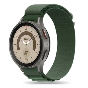 Tech-Protect Pasek Nylon Pro do Galaxy Watch 4 / 5 / 5 Pro military green - Akcesoria do zegarków - miniaturka - grafika 1