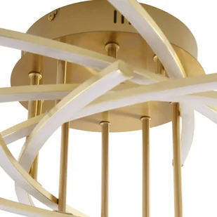 Lindby Flakira lampa sufitowa LED 10-pkt. mosiądz - Lampy sufitowe - miniaturka - grafika 3