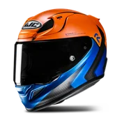Kaski motocyklowe - Kask Integralny HJC RPHA 12 Kos Pomarańczowy/Niebieski/CzarnyL - miniaturka - grafika 1
