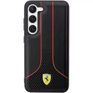 Ferrari FEHCS23MPCSK S23+ S916 czarny/black hardcase Perforated 296 P - Etui i futerały do telefonów - miniaturka - grafika 3