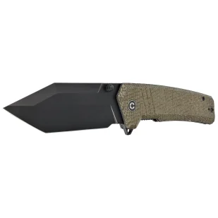 Nóż składany Civivi Bhaltair Green Burlap Micarta, Black 14C28N (C23024-3) - Noże - miniaturka - grafika 2