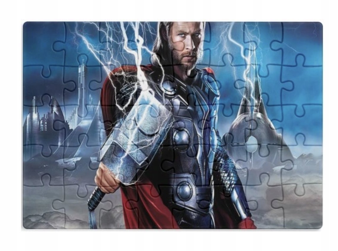 PUZZLE THOR AVENGERS A3 252 el z Nadrukiem + IMIĘ #126
