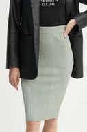 Spódnice - Guess spódnica LUCILLE kolor zielony midi ołówkowa W4YD38 Z2U00 - miniaturka - grafika 1