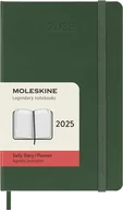 Kalendarze - MOLESKINE kalendarz 2025 ZIELONY POCKET HARD DZIENNY (9x14) - miniaturka - grafika 1