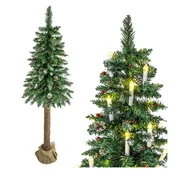 Choinki - Choinka sztuczne Na Pniu Sosna Wysoka 200Cm 3D Ubrana - miniaturka - grafika 1