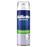 Kosmetyki do golenia - Gillette Series pianka do golenia do skóry wrażliwej 250ml - miniaturka - grafika 1