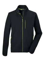 Kurtki męskie - killtec Męska kurtka Powerstretch ze stójką KOS 40 MN FLX JCKT, czarno-niebieska, M, 42634-000 - miniaturka - grafika 1