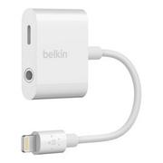 Kable USB - Belkin 3,5mm Audio + Charge RockStar (F8J212btWHT) - miniaturka - grafika 1