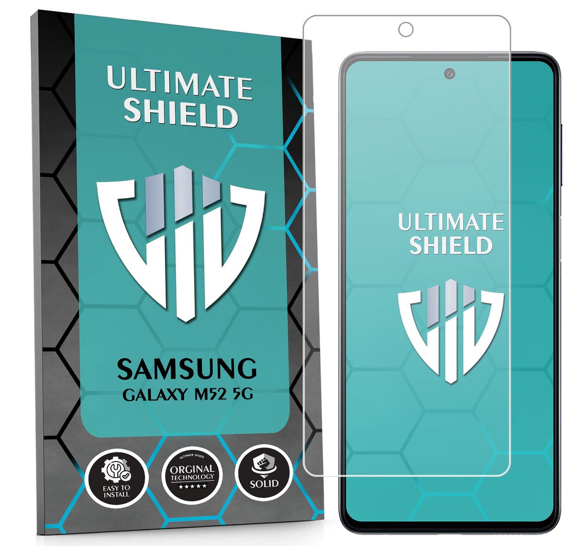 WZMOCNIONE SZKŁO OCHRONNE SZYBKA SZKIEŁKO DO SAMSUNG GALAXY M52 5G