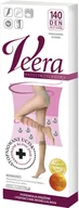 Bielizna lecznicza - Veera Silver Pierre Fabre Dermatologie Podkolanówki przeciwżylakowe 140 DEN, rozm. 3/4, kolor czarny - miniaturka - grafika 1