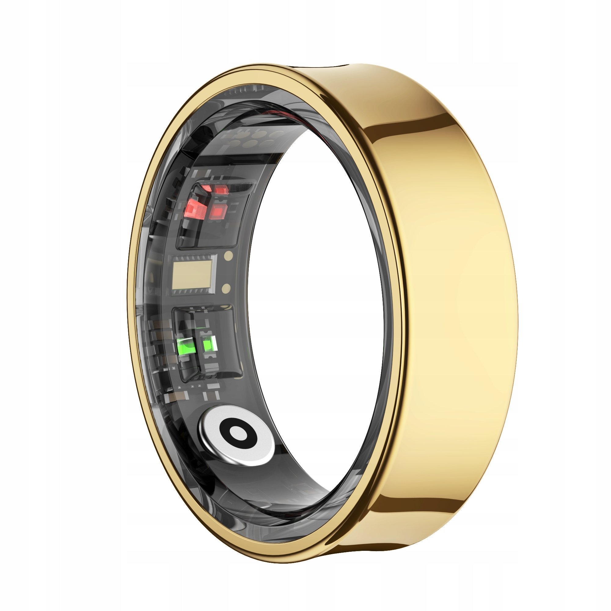 Inteligentny Pierścień Obrączka Tętno Kroki Monitor Snu Smart Ring 9 Złoty