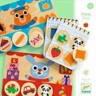 Gry planszowe - Djeco Memo Shop - miniaturka - grafika 1