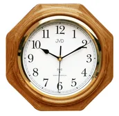 Zegary - Zegar ścienny JVD NR7172.4 Drewniany DCF77 - miniaturka - grafika 1