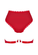 Majtki damskie - Obsessive Belovya - Figi Z Paskami Do Pończoch, Czerwony Wariant/Rozmiar: M/L  << DYSKRETNIE   |   DOSTAWA 24h   |  GRATISY - miniaturka - grafika 1