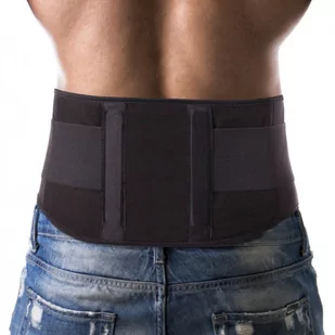 Toros Group Pas lędźwiowy podtrzymujący sztywny czarny) rozmiar 2 215cz-2 - Ortezy, stabilizatory i opaski elastyczne - miniaturka - grafika 1