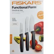 Noże kuchenne - Fiskars Zestaw noży Functional Form 1057556 3 elementy) - miniaturka - grafika 1