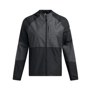 Damska kurtka do biegania Under Armour UA Launch Elite Cw Jacket - czarna - UNDER ARMOUR - Kurtki damskie - miniaturka - grafika 1