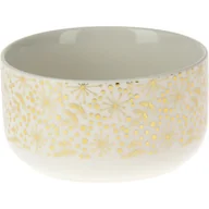 Miski i półmiski - Miska ceramiczna Złoty kwiat, kremowy, 320 ml - miniaturka - grafika 1