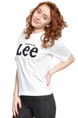 Koszulki i topy damskie - LEE T SHIRT DAMSKI TEE OFF WHITE L43RAIMK 112109738 - Lee - miniaturka - grafika 1