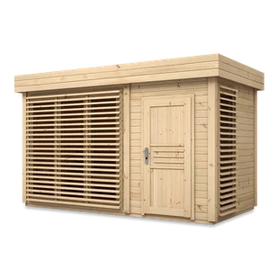 Sauna ogrodowa AZALIA 400x200 cm - Megiw - Baseny ogrodowe - miniaturka - grafika 1