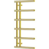 Grzejniki łazienkowe - Mexen Jukon grzejnik łazienkowy dekoracyjny 988 x 500 mm, 246 W, złoty - W116-0988-500-00-50 - miniaturka - grafika 1