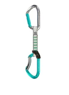 Sprzęt wspinaczkowy - Ekspres wspinaczkowy Climbing Technology Salto Set NY 12 cm - titanium/acquamarine - miniaturka - grafika 1
