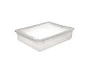 Pudła i pojemniki do przechowywania - OKT, Basixx, Pojemnik z pokrywą, transparentny, 9 l - miniaturka - grafika 1