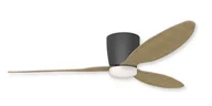 Lampy sufitowe - Azzardo Wentylator VENETI BK/TEAK AZ4450 - miniaturka - grafika 1