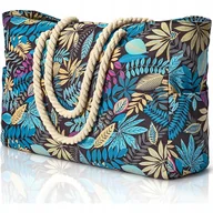 Torebki damskie - Oscaurt torba plażowa poliester niebieski - miniaturka - grafika 1