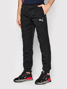 Puma Active Woven Spodnie dresowe Czarny - S 58673301_PUMA BLACK-S - Spodnie sportowe damskie - miniaturka - grafika 1