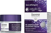 Kremy do twarzy - lavera Re-Energizing Sleeping Cream - organiczny krem na noc z winogronami i witaminą E - 5 in 1 power ingredient - przeciw oznakom zmęczenia - kosmetyki naturalne - wegańskie - organiczne (1 x 50 ml) - miniaturka - grafika 1