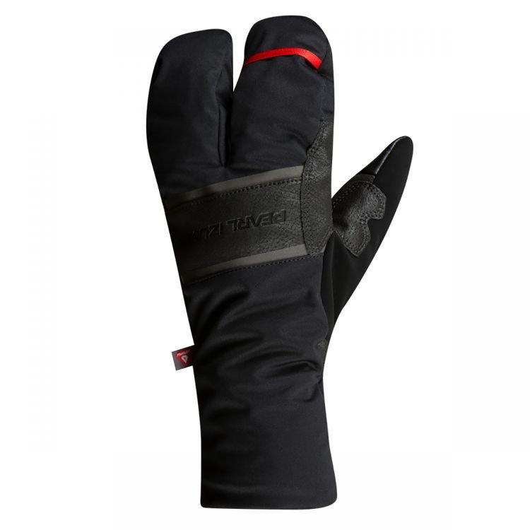 Zimowe Rękawiczki Rowerowe Pearl Izumi Amfib Lobster Gel Glove Black - Rozmiar Rękawiczek Xl