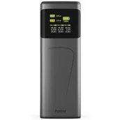 Powerbanki - Powerbank HAMA Power Pack 20000 mAh High Power 65W Szary - miniaturka - grafika 1