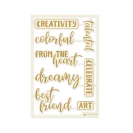 Scrapbooking - Zestaw tekturek Let your creativity bloom 11, 10x15cm, 8szt. - miniaturka - grafika 1