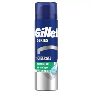 Gillette Series Gel Sensitive M) żel do golenia 200ml - Balsamy po goleniu - miniaturka - grafika 1