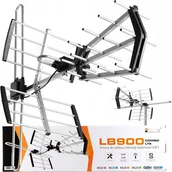 Anteny TV - LINBOX Antena zewnętrzna LB900 srebrno-czarna - miniaturka - grafika 1