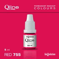 Pozostałe akcesoria kosmetyczne - Pigment do makijażu permanentnego ust Bioevolution Red 755 Qline Pro 5ml - miniaturka - grafika 1