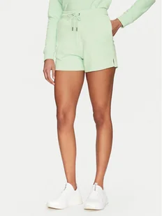 Guess Jeans Szorty sportowe W5GD0O K68I4 Zielony Relaxed Fit - Spodenki damskie - miniaturka - grafika 1