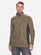 Odzież trekkingowa męska - Columbia Polar Klamath Range™ II Half Zip Zielony Regular Fit - miniaturka - grafika 1