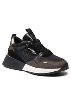 Sneakersy damskie - MICHAEL Michael Kors Sneakersy Theo Trainer 43F1THFS2B Czarny - miniaturka - grafika 1