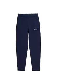 Spodenki męskie - Champion Legacy Authentic Pants-Script Logo Powerblend Fleece Rib Cuff męskie spodnie dresowe, Blu Marino, XL - grafika 1