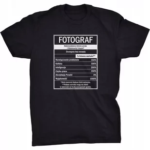 Etykieta GDA Fotograf Koszulka Dla Fotografa - Koszulki męskie - miniaturka - grafika 1