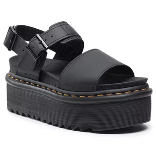Dr. Martens Sandały Voss Quad 26725001 Black - Sandały damskie - miniaturka - grafika 1