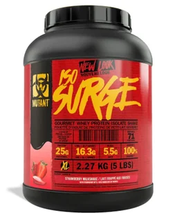 Mutant - Iso Surge, Izolat, Strawberry Milkshake, Proszek, 2270g - Odżywki białkowe - miniaturka - grafika 1