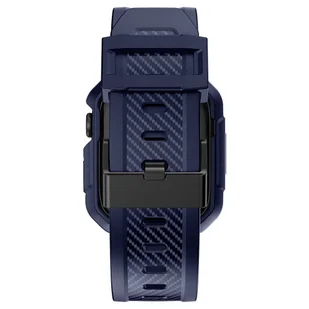 Kingxbar CYF106 2w1 pasek Apple Watch SE, 8, 7, 6, 5, 4, 3, 2, 1 (41, 40, 38 mm) z wbudowanym etui niebieski - Akcesoria do smartwatchy - miniaturka - grafika 4
